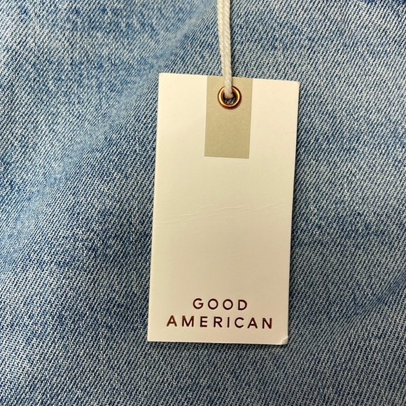 NEW Good American
Good Legs High-Rise Stretch Straight Ankle Jeans - Picture 4 of 8